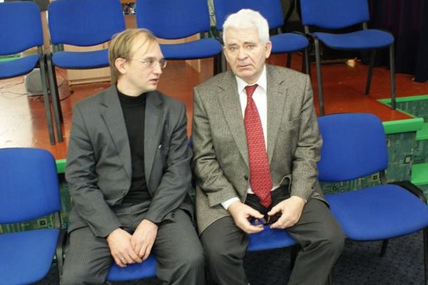 Максим Шушарин и Борис Спасский (фото - ФБ М. Шушарина)