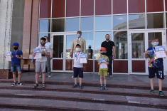 В Белгороде прошли сеансы в честь Дня защиты детей и Дня России