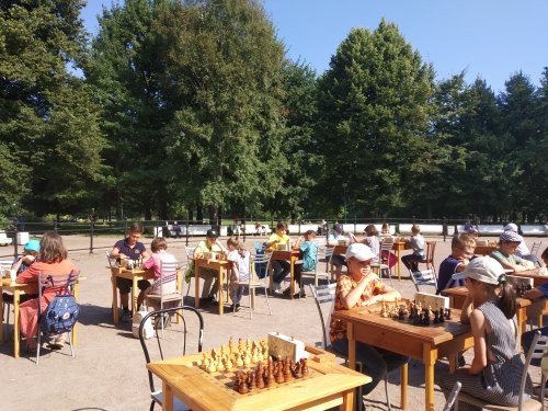 В Таврическом саду Санкт-Петербурга провели детский турнир