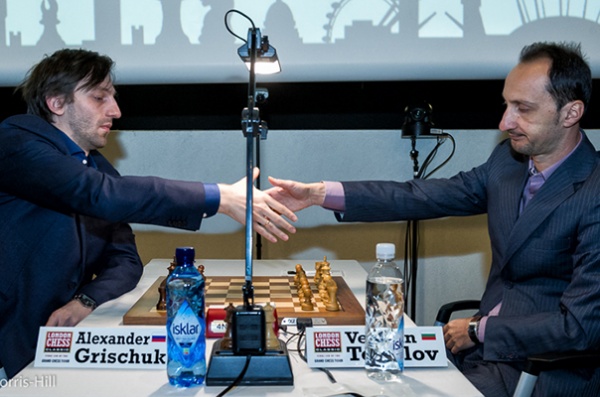 Второй тур London Chess Classic прошел мирно (фото Р. Моррис-Хилла)