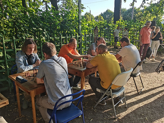 В Летнем саду Санкт-Петербурга провели большой шахматный праздник