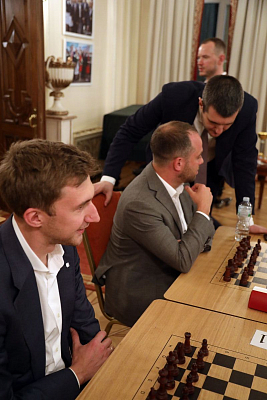Сергей Карякин стал гостем шахматного вечера "Игра королей"