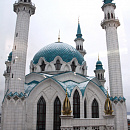 Вид на мечеть Кул Шариф из окна игрового зала