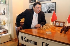 Первый вице-президент ФИДЕ Георгиос Макропулос посетил Музей шахмат в Москве