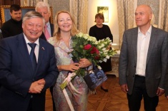 Anatoly Karpov Celebrated His Birthday at Central House of Chess Player 