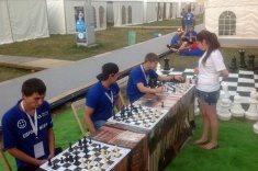 На молодежном форуме «Машук-2015» открылась шахматная площадка