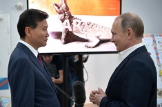 Владимир Путин встретился с Кирсаном Илюмжиновым