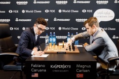 Another Draw Made in Carlsen - Caruana Match