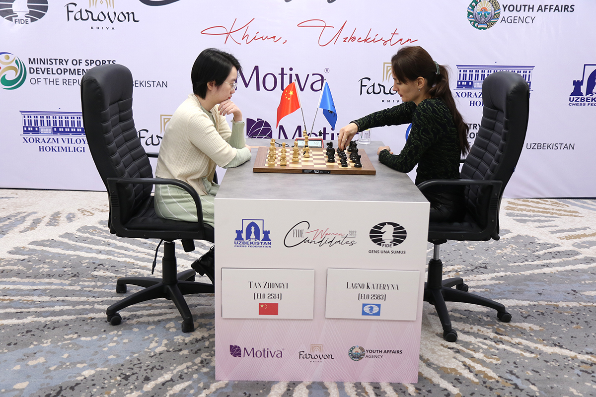 Kateryna Lagno Loses to Tan Zhongyi in the FIDE Women's Candidates  Quarterfinals