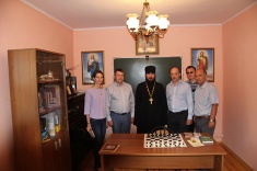 В школе при опочецком храме Преображения Господня открылся шахматный кружок