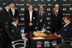 First Game of Carlsen-Karjakin Match Ends in a Draw