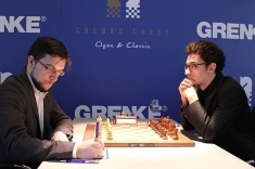 Fabiano Caruana Takes the Lead at Grenke Chess Classic