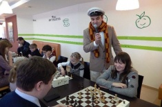 В нижегородском отделении "Сбербанка" состоялся шахматный праздник