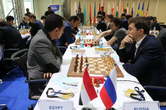 Russian Team Wins Match Against Eguypt in Second Round of World Team Championships