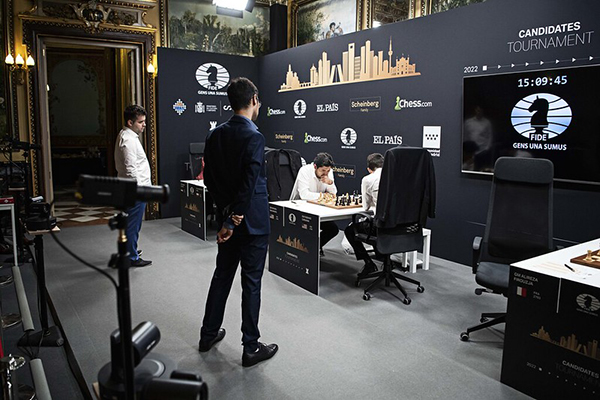 Standings Results FIDE Candidates Tournament 2022 (Round 2) with Firouzja,  Duda and Nakamura! 