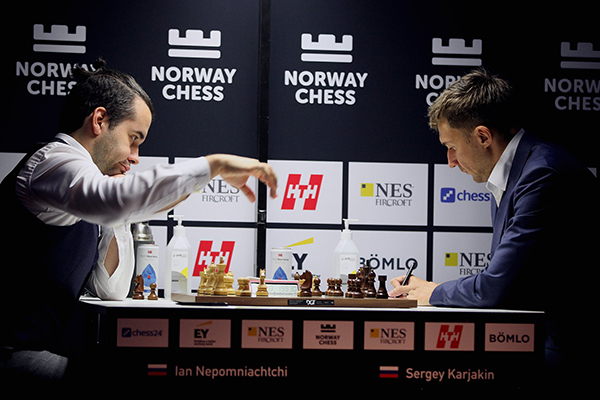 Norway Chess 2021 - Alireza Firouzja VS Sergey Karjakin (Round 3