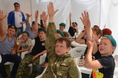 В лагере "Спецназ дети" прошел шахматный матч