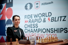Alexandra Kosteniuk and Valentina Gunina Win Silver and Bronze Medals at FIDE World Blitz Women's Championship