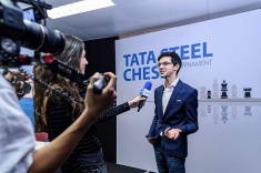 Аниш Гири возглавил гонку на супертурнире Tata Steel в Голландии