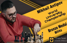 Михаил Антипов стал бронзовым призером онлайн чемпионата мира по блицу среди студентов