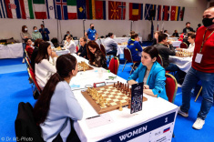 Russian Women Win Against Azerbaijan in Round 7 of European Championship