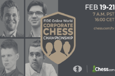 Стартовал первый корпоративный онлайн-чемпионат мира ФИДЕ