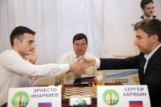 Ernesto Inarkiev Takes the Lead in His Match vs. Sergey Karjakin