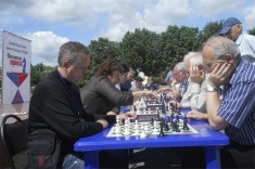 Шахматисты сыграли на фестивале прессы