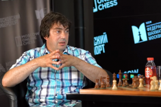 Марк Глуховский посетил шахматную студию Moscow Online Chess