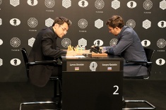 Sergey Karjakin and Fabiano Caruana Are Leading With One Game Left