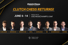 Сильнейшие шахматисты мира вышли на старт турнира Clutch Chess International