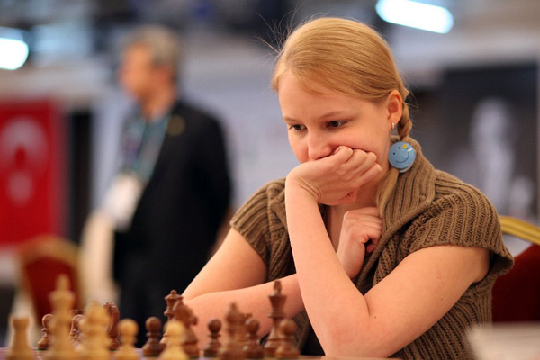Валентина Гунина - чемпионка Европы по классическим шахматам и блицу (фото Анастасии Карлович)