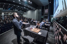 Ian Nepomniachtchi Catches Up With Fabiano Caruana in London
