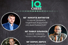 Школа шахмат IQ Chess приглашает на июльские вебинары