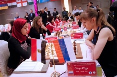 Russia beats Egypt at the Women's Teams