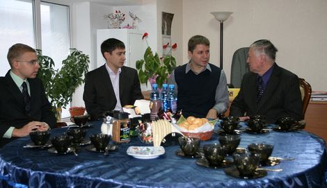 Виктор Лазничка, Дмитрий Яковенко, Александр Мотылев и Анатолий Карпов