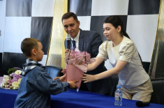 Победительница Кубка мира Александра Горячкина посетила Казань