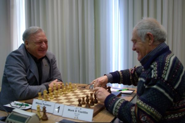Николай Пушков (слева) и чемпион Европы среди сеньоров Марк Цейтлин