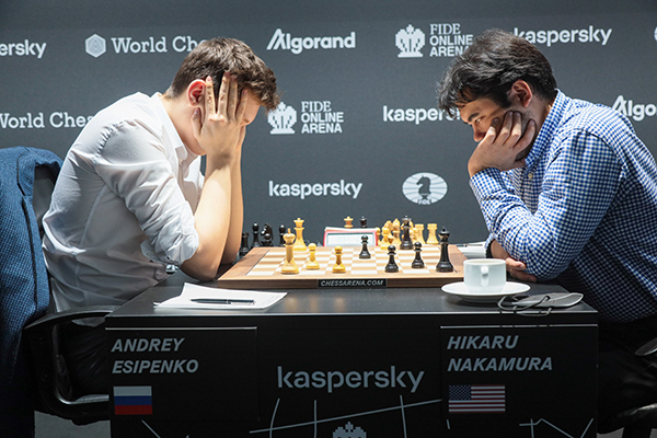 Wesley So and Hikaru Nakamura after tie-breaks in the FIDE Grand Prix  Berlin Finals