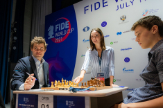 Евгения Медведева стала гостьей Кубка мира ФИДЕ