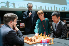 Дин Лижэнь повел в счете в финале Grand Chess Tour в Лондоне
