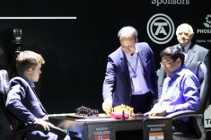 Пятая партия матча Ананд – Карлсен завершилась вничью