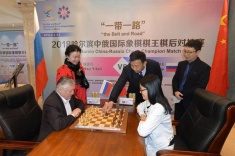 Anatoly Karpov Wins His Match Against Hou Yifan 