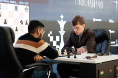 Владислав Артемьев выиграл рапид на турнире "Шахматные звезды"