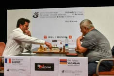 Three Players Lead Grandmasters Tournament in Biel