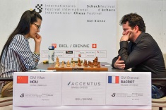 Hou Yifan Outplays Etienne Bacrot in Round 7 of GM Tournament in Biel 