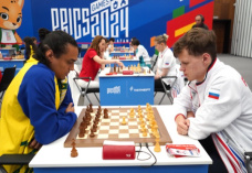 Vladislav Artemiev and Kateryna Lagno Win Rapid Tournaments at BRICS Games