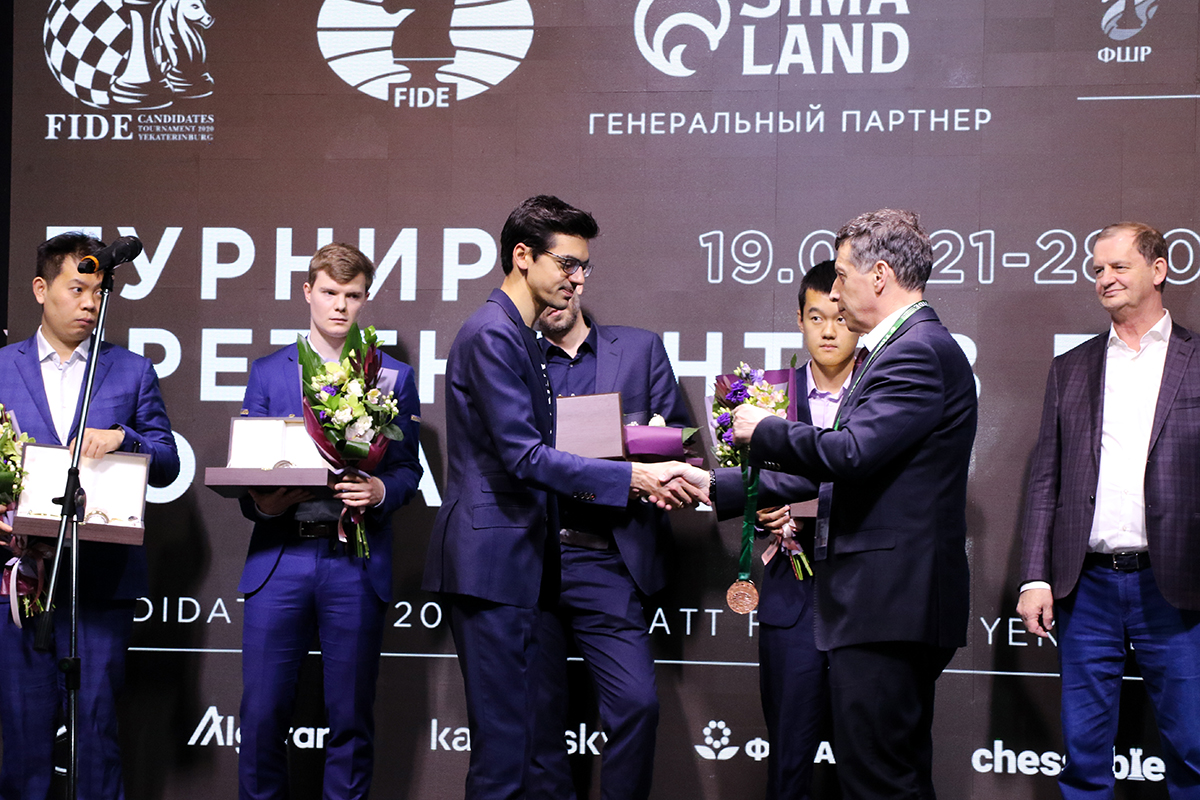 Candidates Tournament: Closing ceremony and press conference