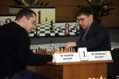 Дмитрий Яковенко и Дмитрий Кокарев сыграли вничью первую партию финала Кубка России