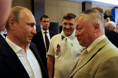 Владимир Путин поздравил Анатолия Карпова с юбилеем